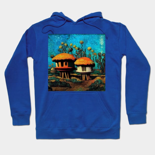 Starry Night in Kashyyyk Hoodie by Grassroots Green